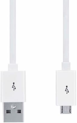 IWantit 1.8 m USB-A til Micro USB kabel (hvit)