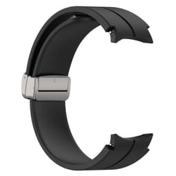 INF Silikonklokkerem med sammenleggbar spenne Sort L Galaxy watch5 pro