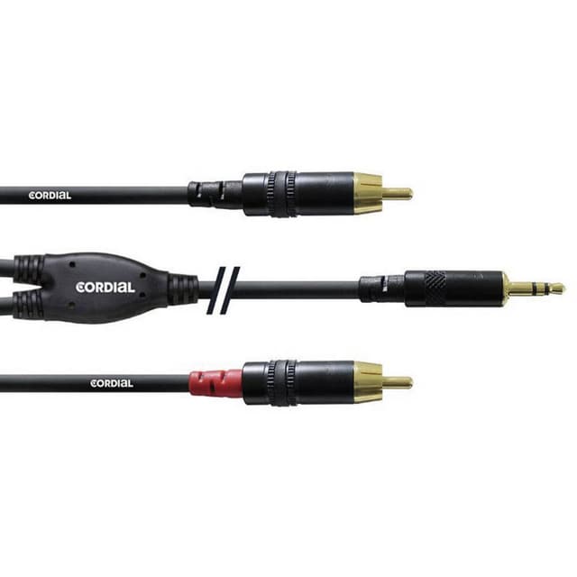 Cordial CFY3WCC Audio Adapterkabel [1x Teleplugg 3.5 mm