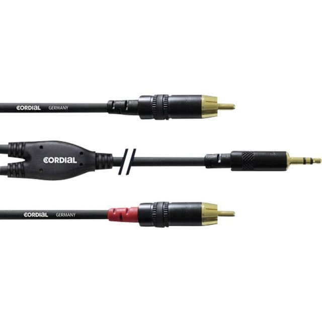 Cordial Cordial Audio Adapterkabel [1x Teleplugg 3.5 mm