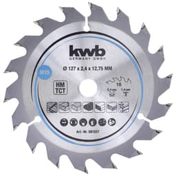 kwb 581557 Hårdmetall cirkelsågklinga 127 x 12.75 mm 1