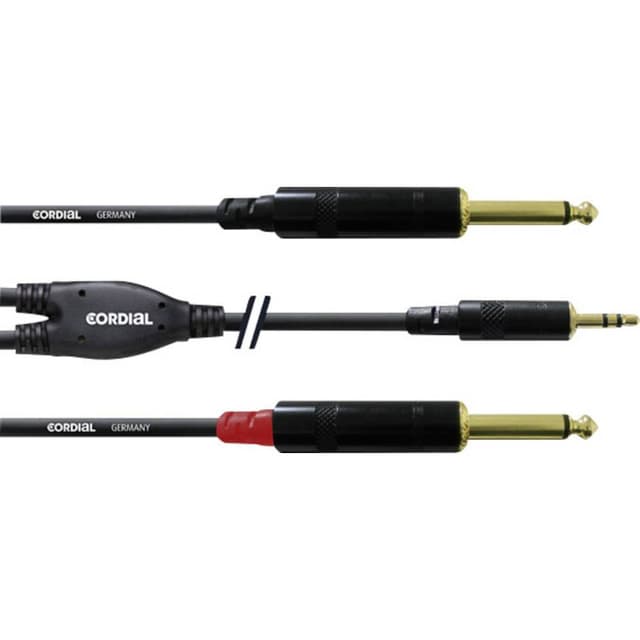 Cordial Cordial Audio Adapterkabel [1x Teleplugg 3.5 mm