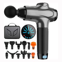 Hierontapistooli 7 nopeudella 12 päätä Harmaa