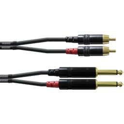 Cordial CFU1,5PC Audio Adapterkabel [2x Teleplugg 6.35