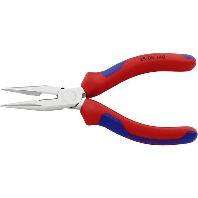 Knipex 25 05 140 Elektronik og finmekanik Fladrundtang Lige 140 mm