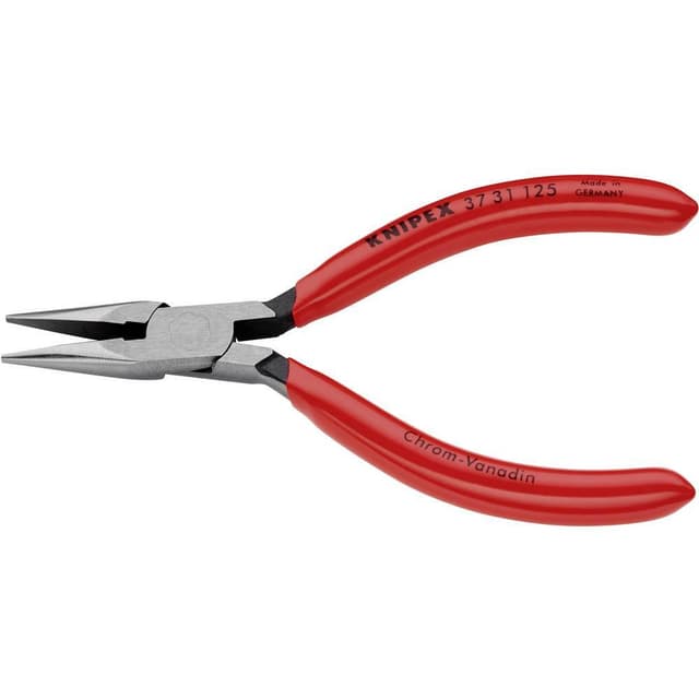 Knipex 37 31 125 Elektronik og finmekanik Fladrundtang Lige 125 mm