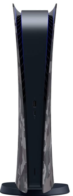 PS5 Digital Edition kuori pelikonsolille (Grey Camouflage)