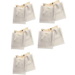 Gjenbrukbare brødristerposer for grillet smørbrød 10-pakning Beige 17x19 cm