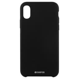 Silikonveske iPhone X / XS Svart
