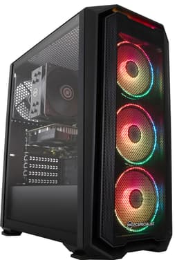 PCSpecialist Tornado R30 R3/8/512/GTX1650 stationär dator för gaming