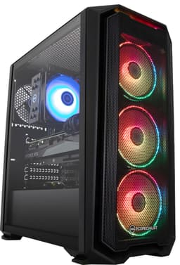PCSpecialist Tornado RS50 R5/16/1.000/RTX3060Ti stationær gaming computer