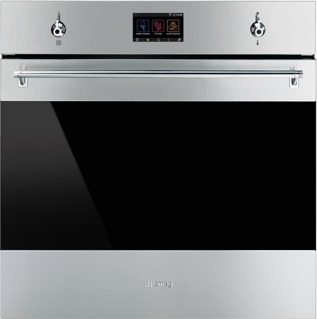 Smeg Classic Indbygningsovn med mikro SO6303APX (rustfrit)