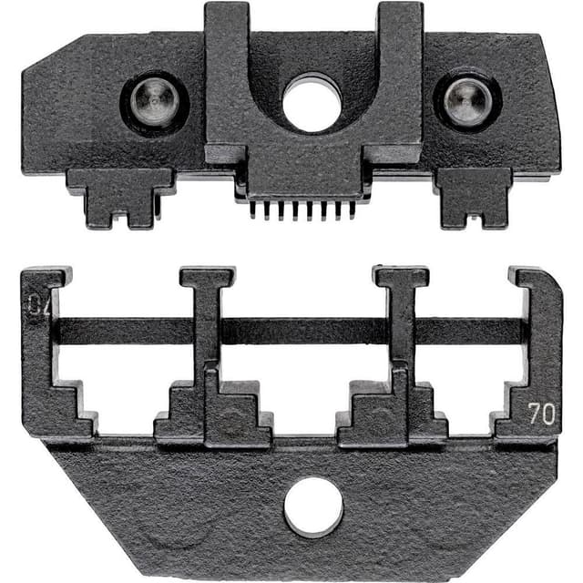 Crimpinsats Modularkontakt (västerländsk) RJ10, RJ11,