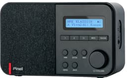 Pinell Supersound Mini bärbar DAB+/FM-radio
