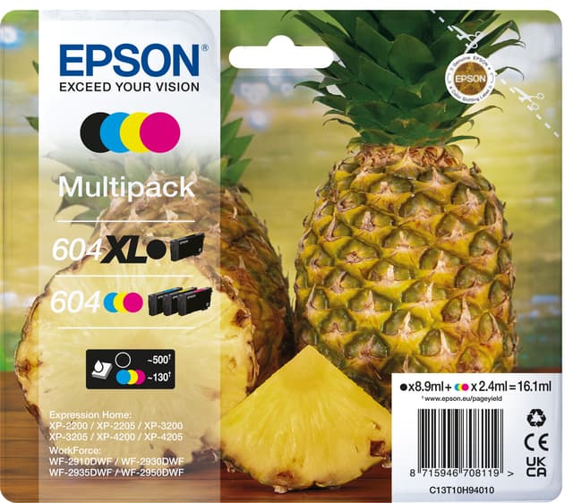 Epson Multipack 604 bläckpatron (XL