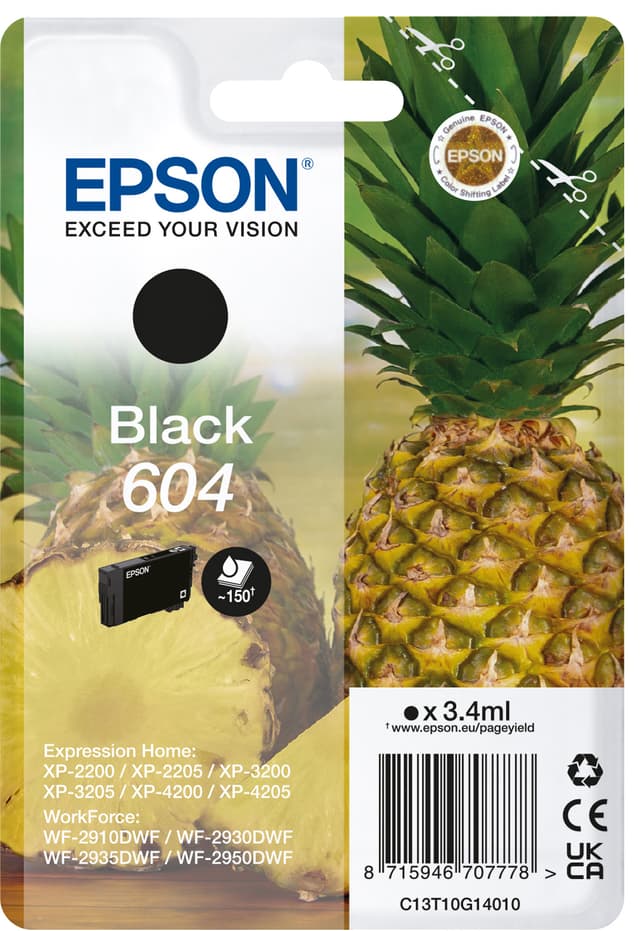 Epson 604 bläckpatron (svart)