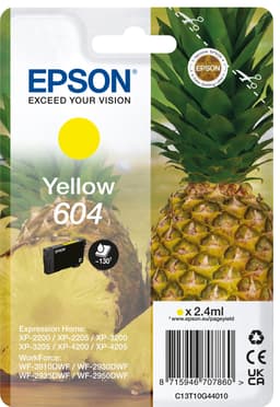 Epson 604 blekkpatron (gul)