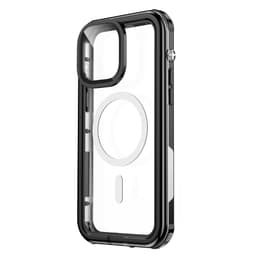 Telefonveske vanntett med skjermbeskytter Svart iPhone 14 Pro Max