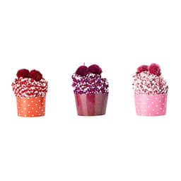 Dame Fuzzy Slippersokker 3 par Flerfarget 26x8 cm