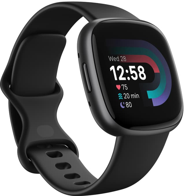 Versa 4 smartwatch (svart