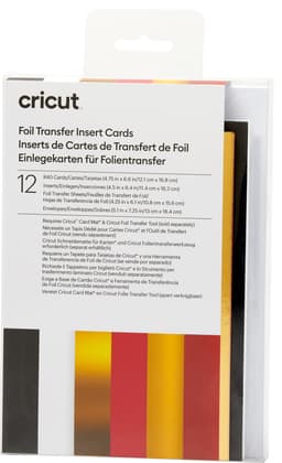 Cricut Foil indsætningskort 12-pak (Royal Flush)