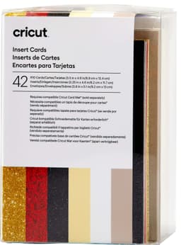 Cricut kortti-insertit 42 kpl (Glitz and Glam)