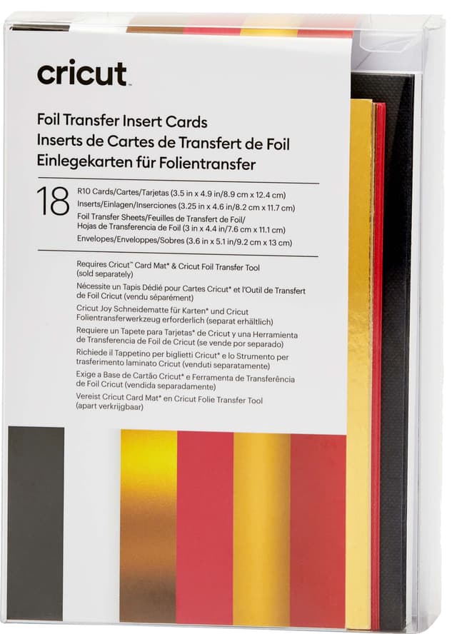 Cricut Foil innleggskort 18-pakk (Royal Flush)