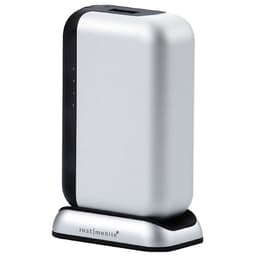 Just Mobile TopGum powerbank 6000 mAh - sølv