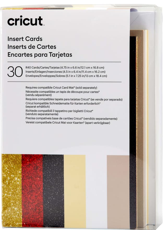 Cricut instickskort 30-pack (Glitz och Glam)