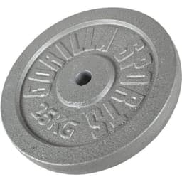Gorilla Sports Vektskiver JERN Sølv 25 kg