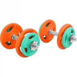 Gorilla Sports Dumbbells Trigrip 31 mm 2 x 10 kg