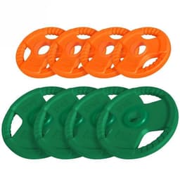 Gorilla Sports Vektskiver Trigrip 31mm - 4x5kg 4x2,5kg