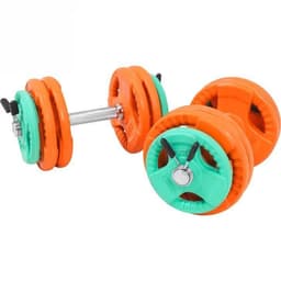Gorilla Sports Dumbbells Trigrip 31 mm 2 x 15 kg