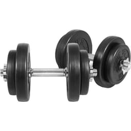 Gorilla Sports Dumbbells BASIC Cement - 2x10 kg