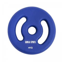 Gorilla Sports Vektskiver Neopren 31mm (par) 2 x 4 kg