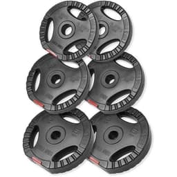 Gorilla Sports Vektskiver PRO Trigrip - 17,5kg