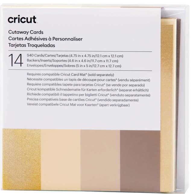 Cricut Cut-Away kort S40 (nøytral)