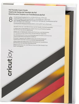 Cricut Joy A6 Foil innleggskort 8-pakk (royal flush)