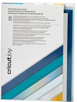 Cricut Joy A2 Foil insättningskort 8st (blue lagoon)