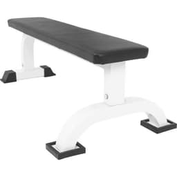 Gorilla Sports Treningsbenk Rett - Hvit