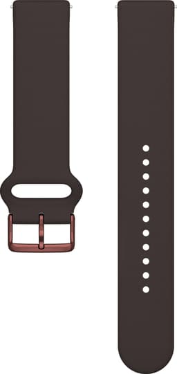Polar silikonarmband 20mm (brun)