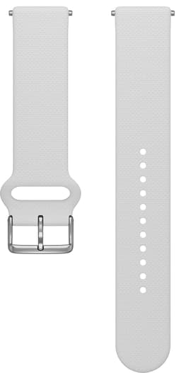 Polar silikoninen ranneke 20 mm (valkoinen)