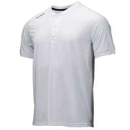 Salming Classic Button Jersey, Padel- og tennis T-skjorte herre Vit/Blå L