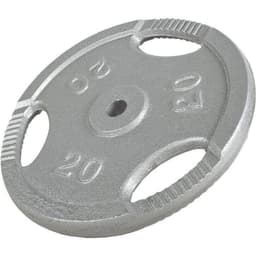 Gorilla Sports Vektskiver TRIGRIP Støpejern 31mm 20 kg