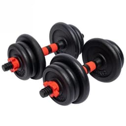 Gorilla Sports Hantlar 25 mm Gjutjärn 2 x 10 kg