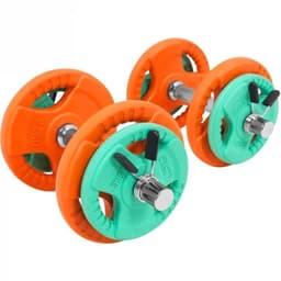 Gorilla Sports Dumbbells Trigrip 31 mm 2 x 10 kg