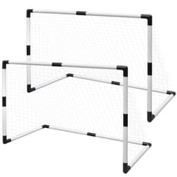 vidaXL Minifotbollsmål 2-pack för barn 91,5x48x61cm