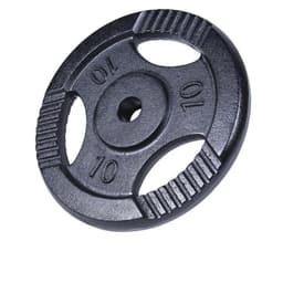 Gorilla Sports Vektskiver TRIGRIP Sort 10 kg