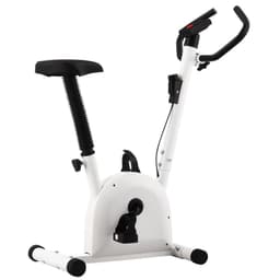 vidaXL Träningscykel remdrift vit