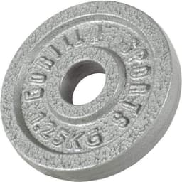 Gorilla Sports Vektskiver JERN Sølv 1,25 kg